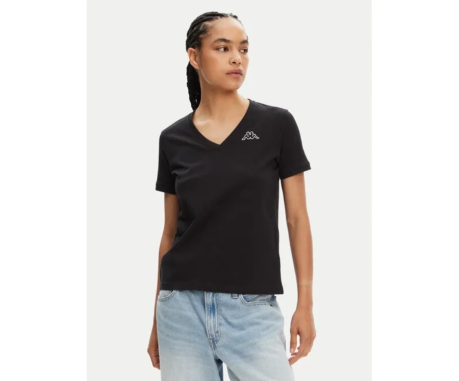 obrazek 1 Kappa T-Shirt Logo Cabou 303H0P0 Czarny Regular Fit