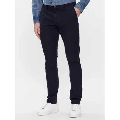 Zdjęcie Guess Spodnie materiałowe M4RB29 WFYTA Granatowy Slim Fit
