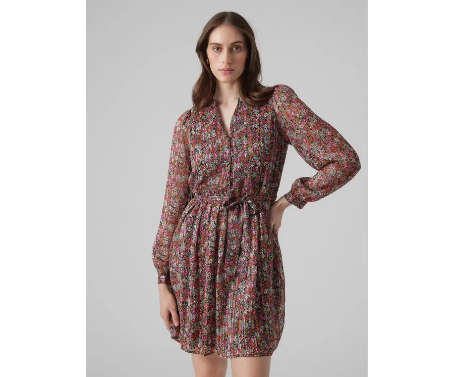 obrazek 1 Vero Moda Sukienka codzienna Abby 10291789 Kolorowy Regular Fit