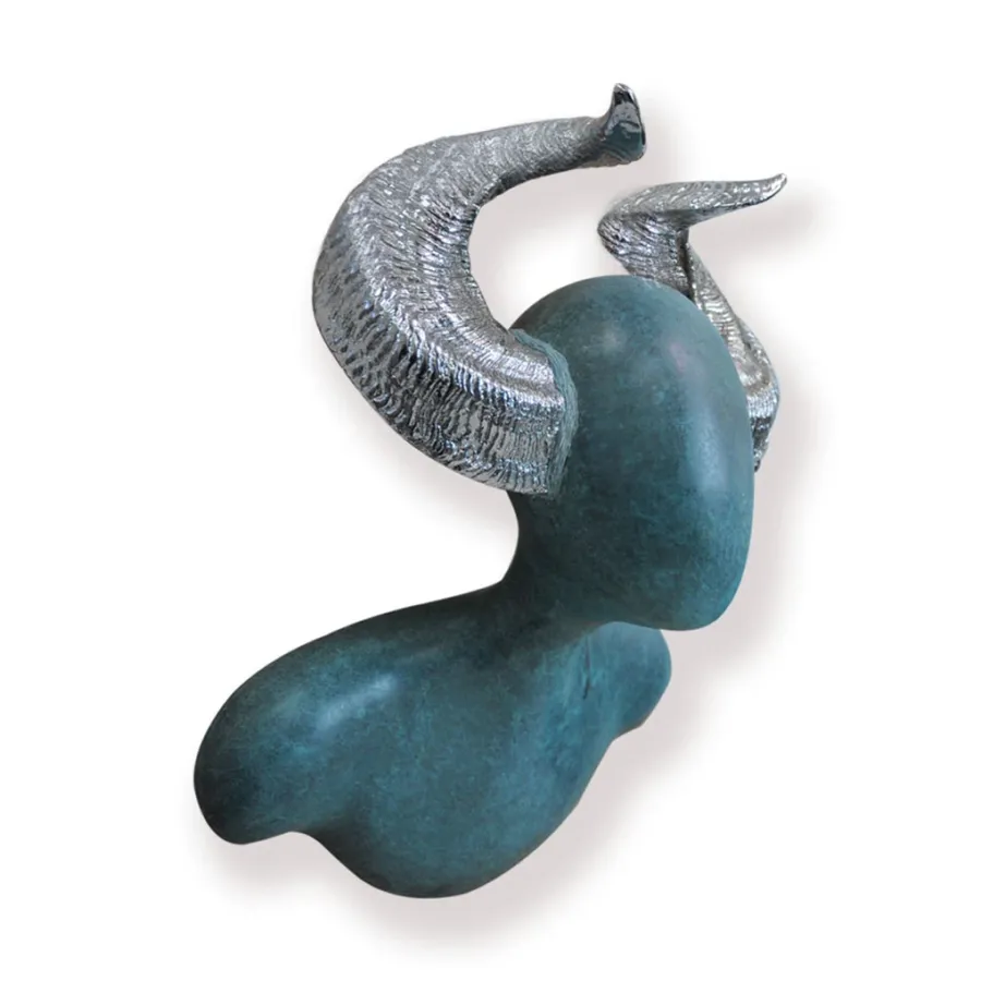 obrazek 3 Ścienna rzeźba z mosiądzu do salonu