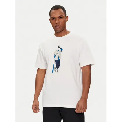 Zdjęcie New Balance T-Shirt Basketball Style MT41577 Biały Relaxed Fit