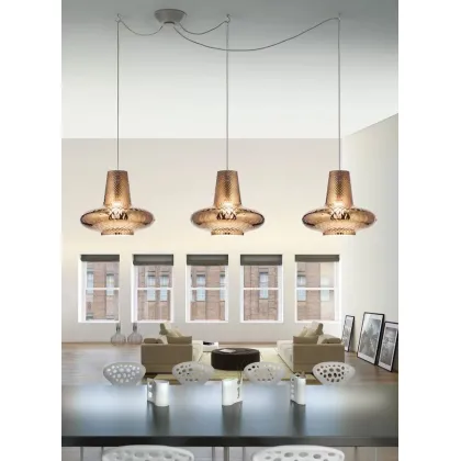 Zdjęcie Piękna lampa wisząca Romeo e Giulietta w wielu wariantach kolorystycznych