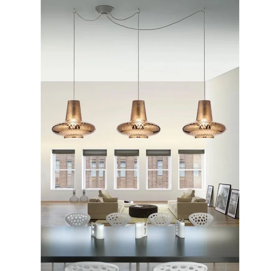 obrazek 1 Piękna lampa wisząca Romeo e Giulietta w wielu wariantach kolorystycznych