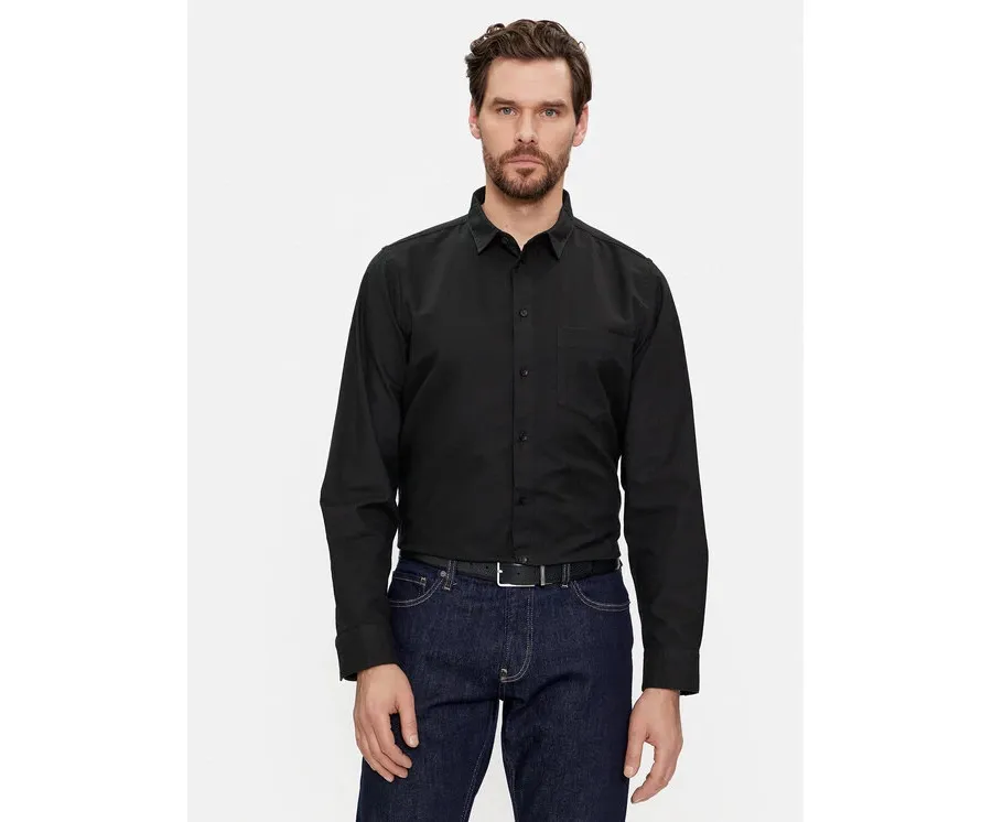 obrazek 1 Calvin Klein Koszula Oxford K10K112155 Czarny Regular Fit