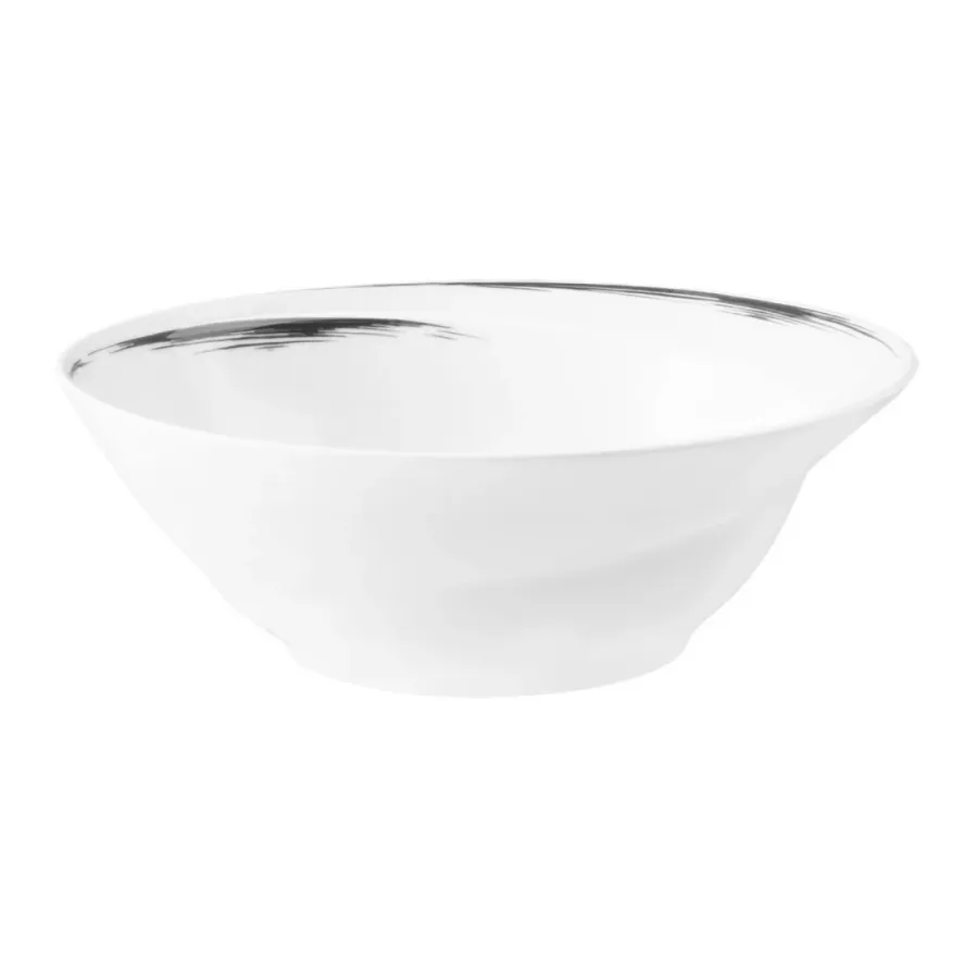 obrazek 1 Porcelanowa okrągła miska 25 cm z szarym zdobieniem - Seltmann Weiden