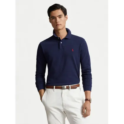 Zdjęcie Polo Ralph Lauren Polo 710680790046 Granatowy Custom Slim Fit