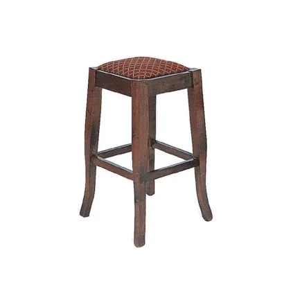 Zdjęcie Średni wyściełany włoski stołek Greve w osiemnastowiecznym stylu