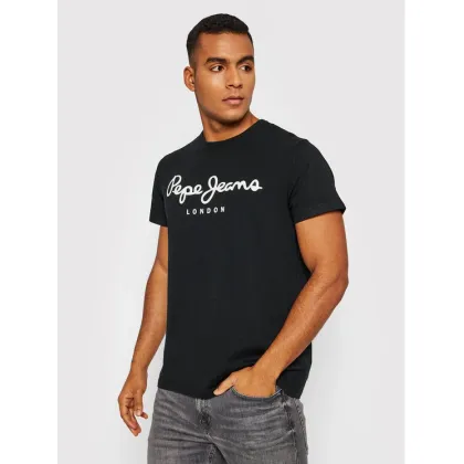 Zdjęcie Pepe Jeans T-Shirt Original PM508210 Czarny Slim Fit