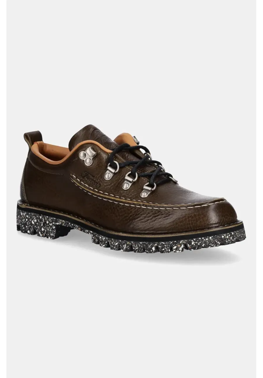 obrazek 1 Fracap sneakersy skórzane Shoes męskie kolor zielony M61
