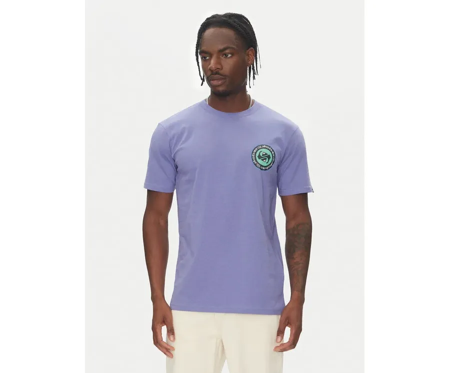 obrazek 1 Quiksilver T-Shirt Circle Back Ss EQYZT08054 Fioletowy Regular Fit