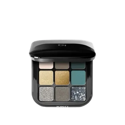 Zdjęcie KIKO Milano Glamour Multi Finish Eyeshadow Palette Paleta cieni do powiek 2.5 g 06 Green Vibes