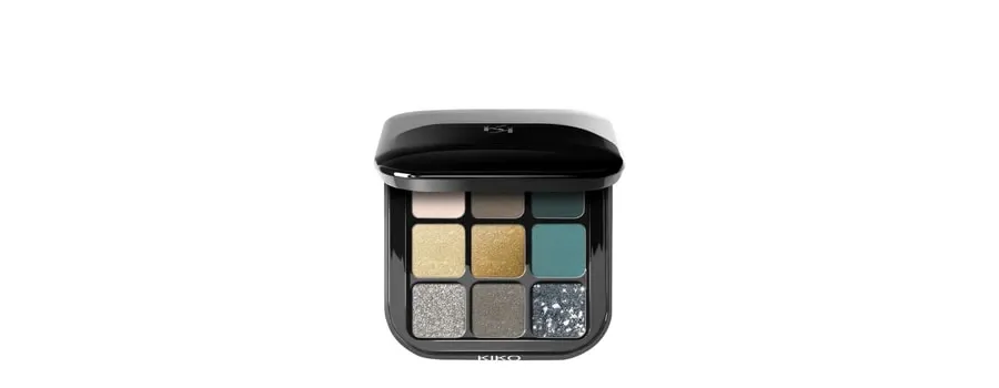 obrazek 1 KIKO Milano Glamour Multi Finish Eyeshadow Palette Paleta cieni do powiek 2.5 g 06 Green Vibes