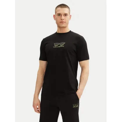 Zdjęcie KARL LAGERFELD T-Shirt 755400 552235 Czarny Regular Fit