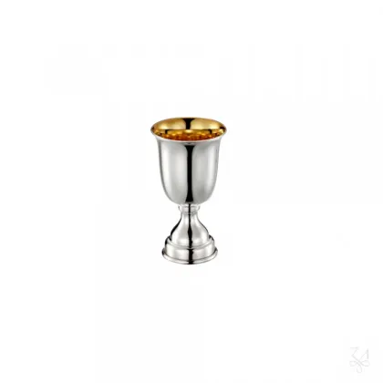 Picture Luxurious silver Interno Oro cup - Zaramella Argenti