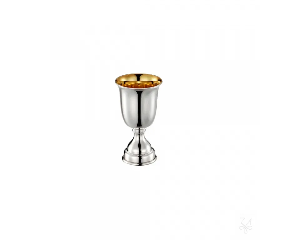 picture 1 Luxurious silver Interno Oro cup - Zaramella Argenti