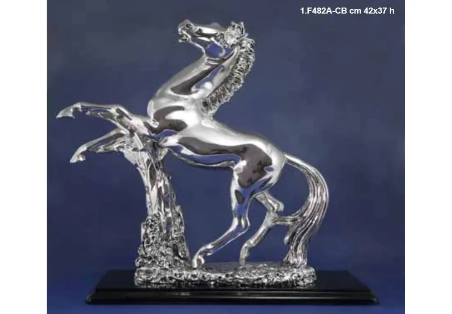 obrazek 1 Elegancki model statuetki ozdobnej - koń na rampie - ArtBe