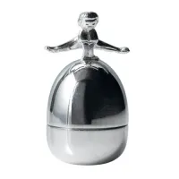 Picture Luxurious silver-plated child figurine