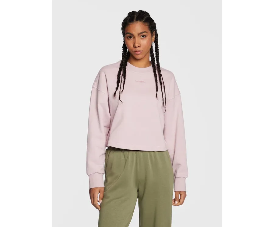 obrazek 1 New Balance Bluza Athletics Nature WT23555 Fioletowy Relaxed Fit