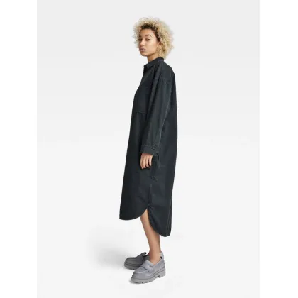 Zdjęcie G-Star Raw Sukienka koszulowa D22160-C436-C784 Szary Relaxed Fit