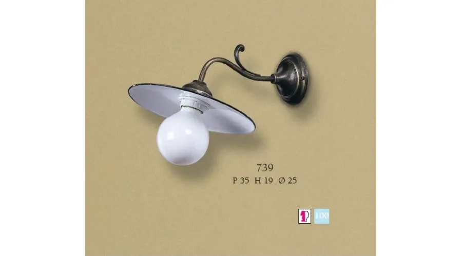obrazek 1 Pojedyncza lampa ścienna o wyjątkowym designie - Il Paralume Marina