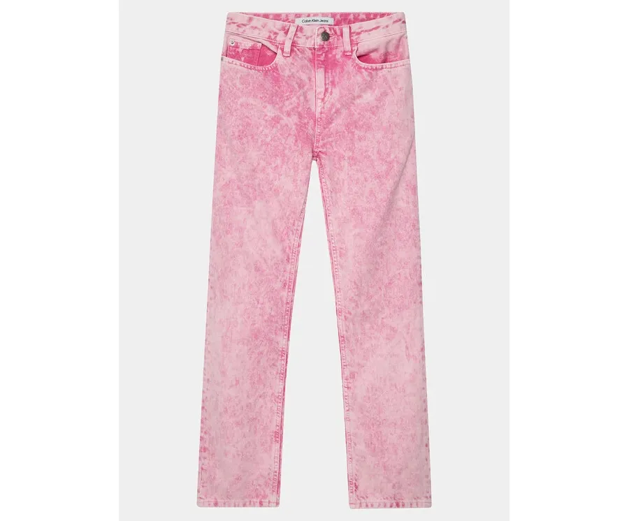obrazek 1 Calvin Klein Jeans Jeansy IG0IG02270 Różowy Straight Fit