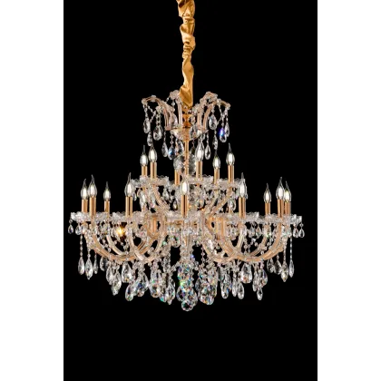 Picture Living room chandelier made of crystal