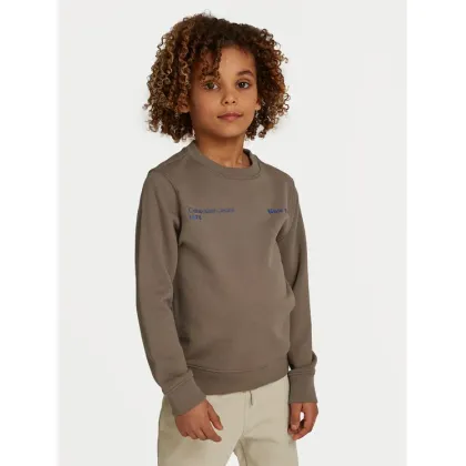 Zdjęcie Calvin Klein Jeans Bluza Terry Graphic Cn IB0IB02212 Szary Regular Fit