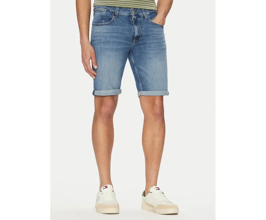 obrazek 1 Tommy Jeans Szorty jeansowe Ronnie DM0DM20961 Niebieski Slim Fit