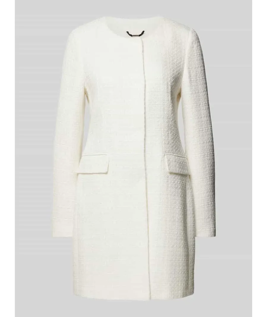 obrazek 1 Długi żakiet z fakturowanym wzorem