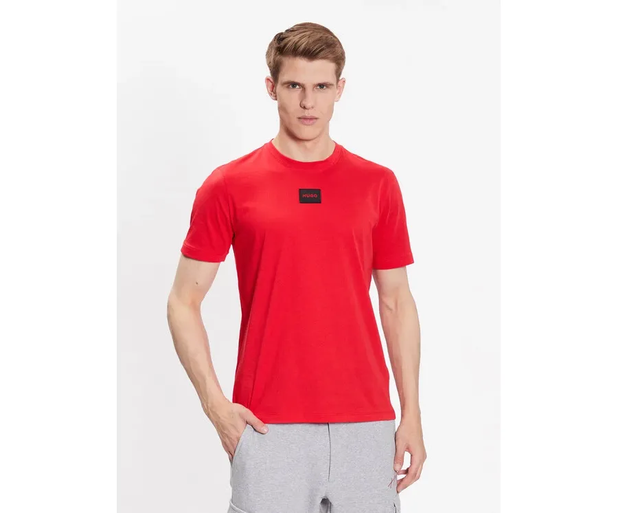 obrazek 1 Hugo T-Shirt Diragolino212 50447978 Czerwony Regular Fit HUGO