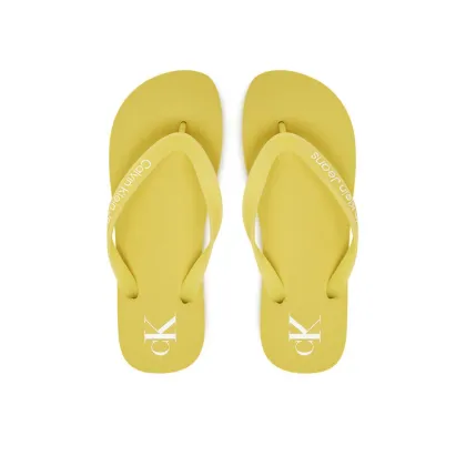 Zdjęcie Calvin Klein Jeans Japonki Beach Sandal Transparent Tpu YW0YW01829 Żółty
