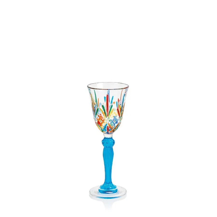 obrazek 1 Ręcznie malowany komplet 6 kieliszków do likieru (50 ml)