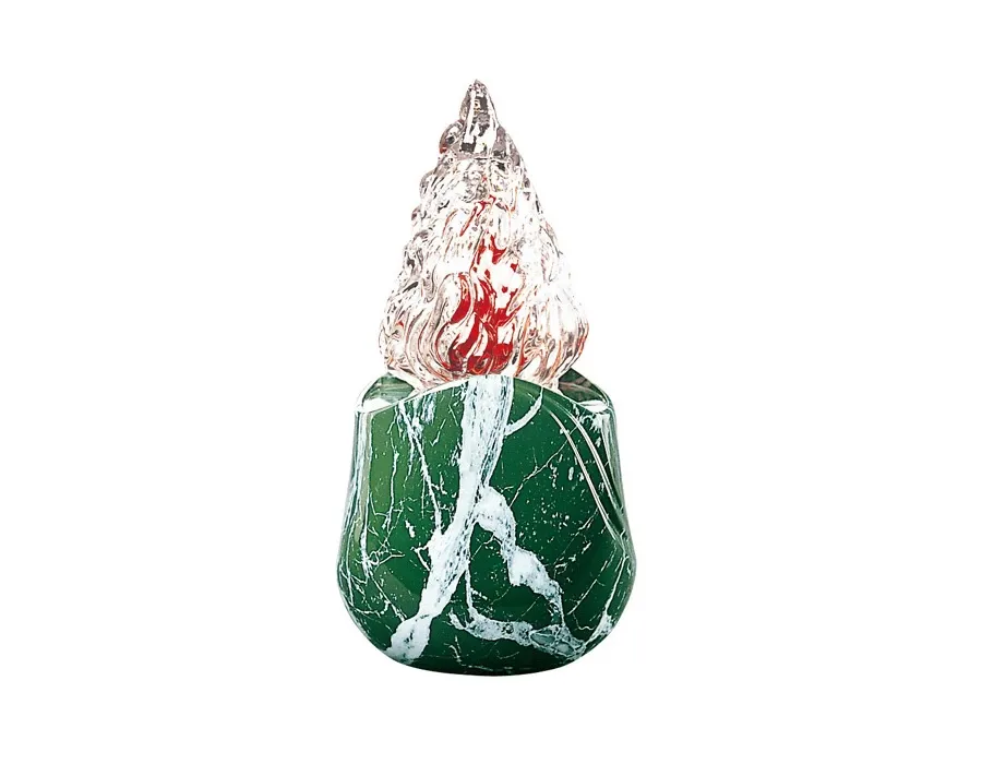 obrazek 1 Stylowa lampa elektryczna z brązu na nagrobki