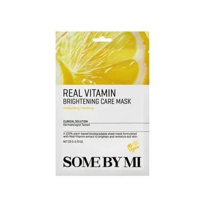 Zdjęcie Some By Mi Real Care Mask Vitamin Brightening Care Mask Maseczka w płacie 20 ml