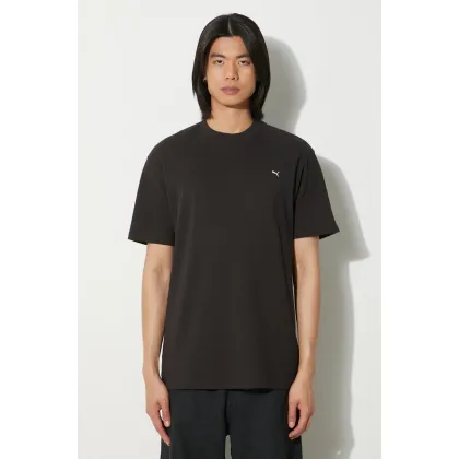 Zdjęcie Puma t-shirt bawełniany MMQ męski kolor czarny gładki 624009
