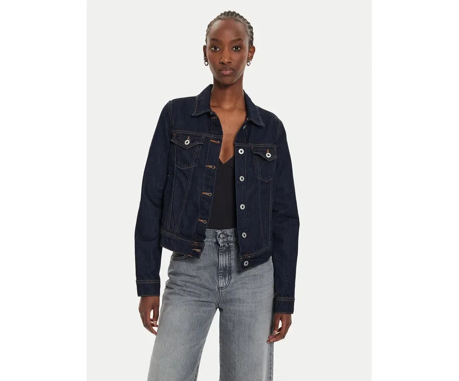 obrazek 1 Pepe Jeans Kurtka jeansowa PL402430 Granatowy Slim Fit