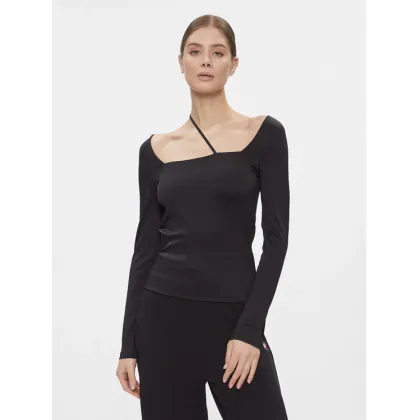 Zdjęcie Tommy Jeans Bluzka DW0DW17401 Czarny Slim Fit