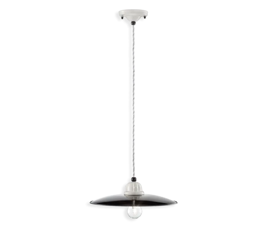 obrazek 1 Wyjątkowa włoska lampa sufitowa retro