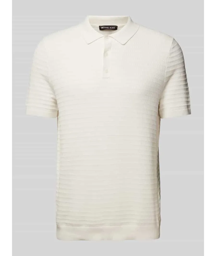 obrazek 1 Koszulka polo kroju regular fit z fakturowanym wzorem model ‘TUCK STRIPE’