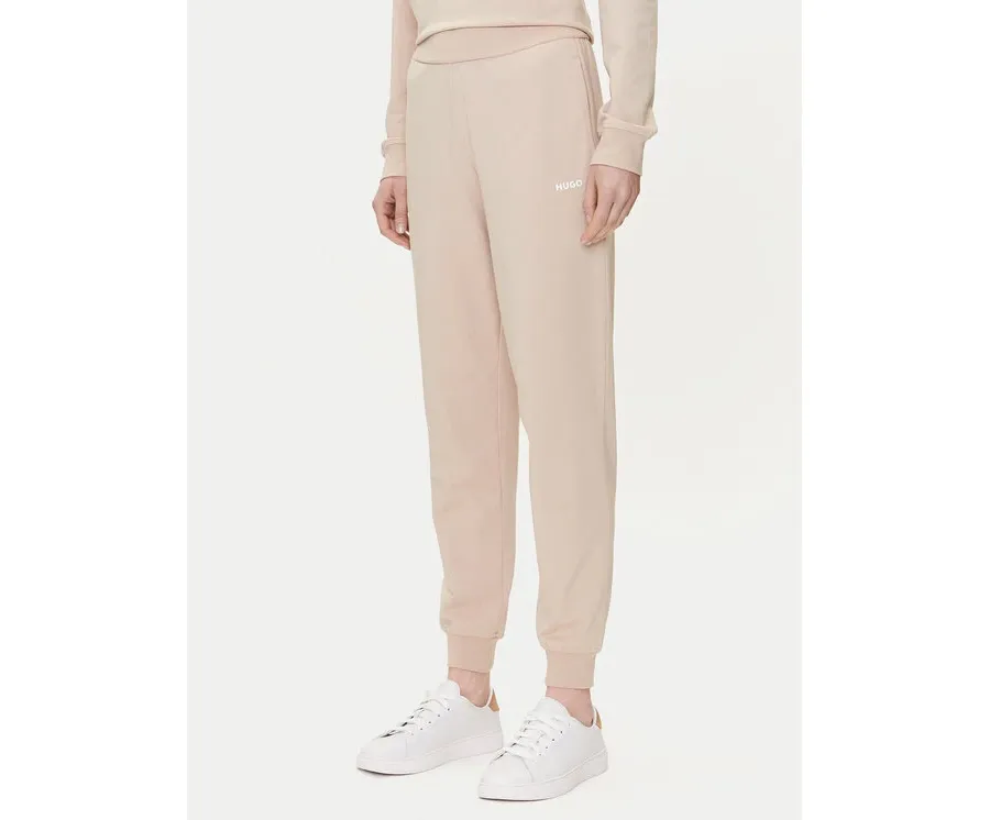 obrazek 1 HUGO Spodnie dresowe 50490578 Beżowy Regular Fit