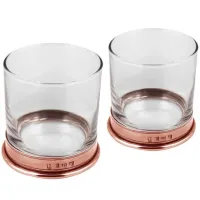 Zdjęcie Piękny komplet szklanek do whisky z wykończeniem