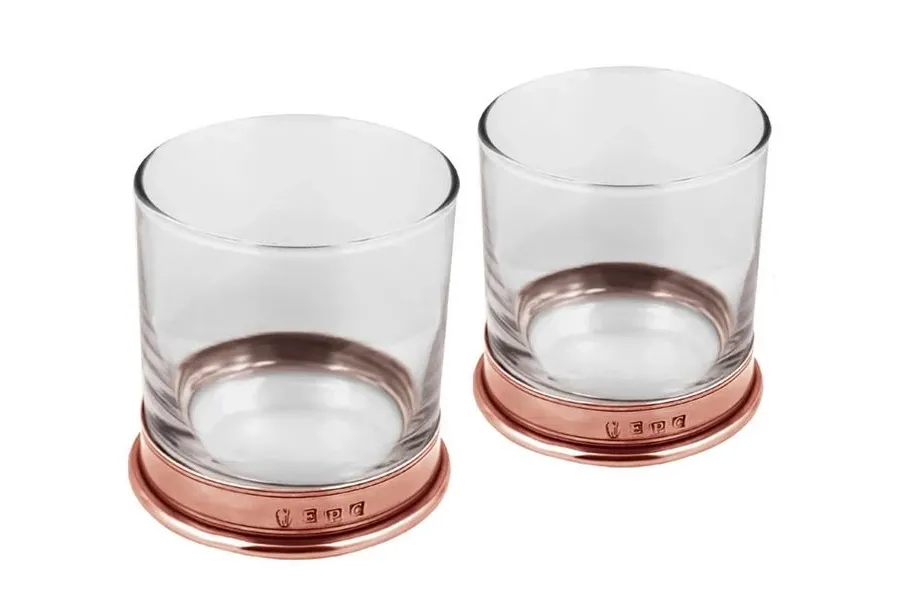 obrazek 1 Piękny komplet szklanek do whisky z wykończeniem 