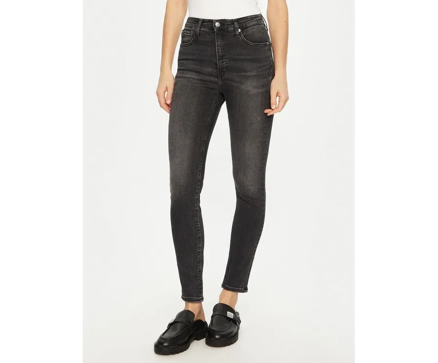 obrazek 1 Calvin Klein Jeans Jeansy J20J224493 Czarny Skinny Fit
