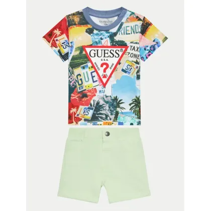 Zdjęcie Guess Komplet t-shirt i spodenki I4GG12 K8HM3 Kolorowy Regular Fit