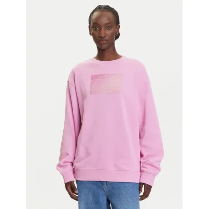 Zdjęcie Tommy Jeans Bluza Gradient Flag DW0DW21396 Różowy Relaxed Fit