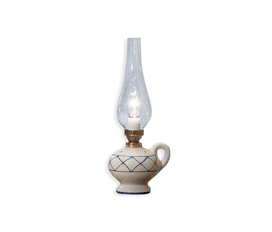 obrazek 1 Ekskluzywna włoska lampa stołowa Pompei w stylu klasycznym