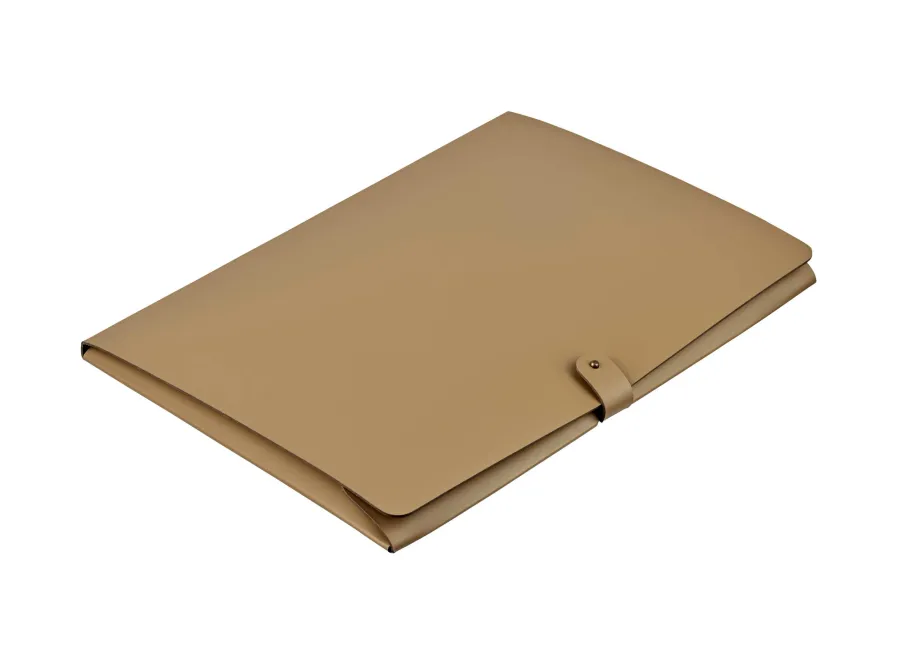 obrazek 1 Stylowa skórzana teczka na dokumenty A4 23х31 cm w kolorze musztardowym