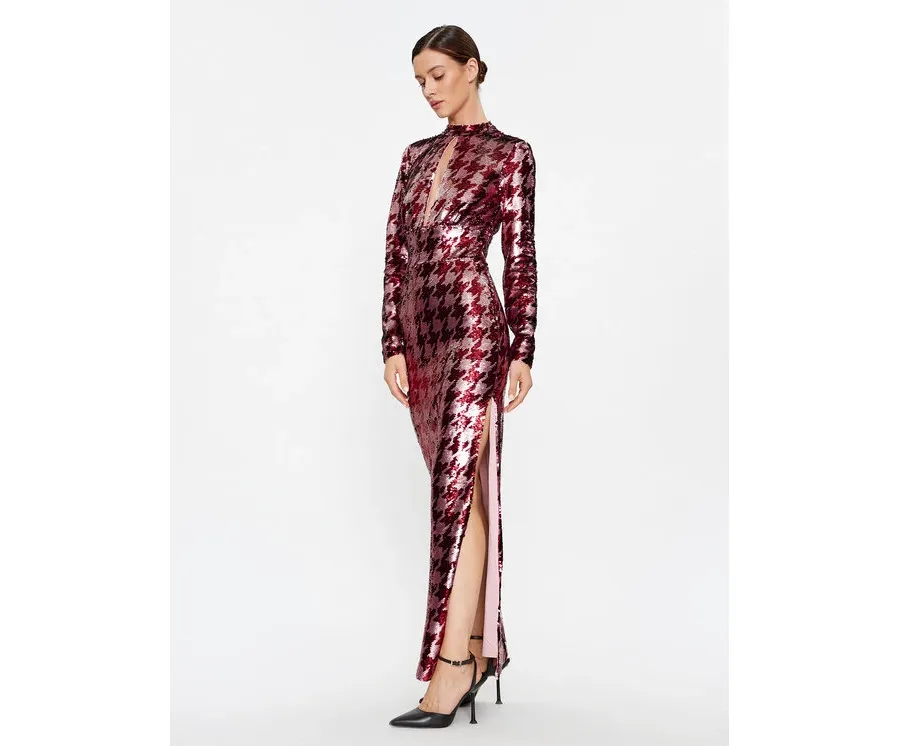 obrazek 1 Silvian Heach Sukienka wieczorowa GPA23297VE Różowy Regular Fit