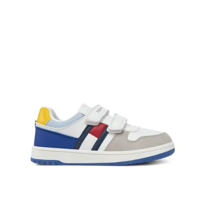 Zdjęcie Tommy Hilfiger Sneakersy Flag Low Cut Velcro Sneaker T1X9-33844-1269 S Biały