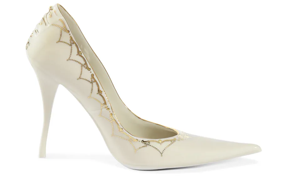 obrazek 1 Stylowy but damski z porcelany z kolekcji Ivory wedding sonata – Leander